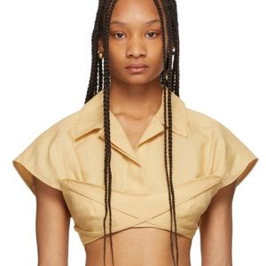 Jacquemus Yellow 'Le Haut Santon’ Shirt